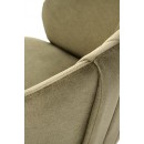 Стул HALMAR K533 оливковый/черный, поворотный